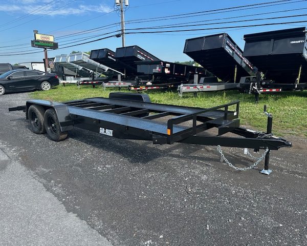 Car Mate 7 x 20 Open Car Trailer 7k- Steel Runner