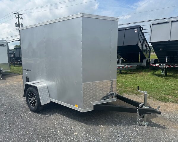 Formula 5 x 8 Enclosed Cargo Trailer - Ramp Door
