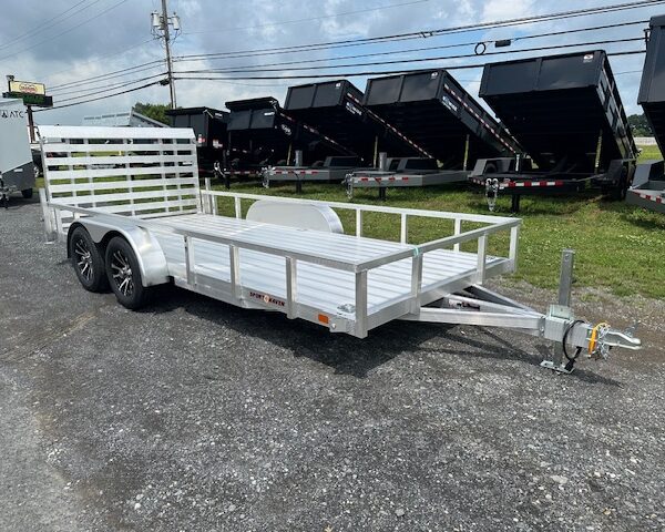 Sport Haven 7×16 Aluminum Landscape Trailer - HD Ramp Gate