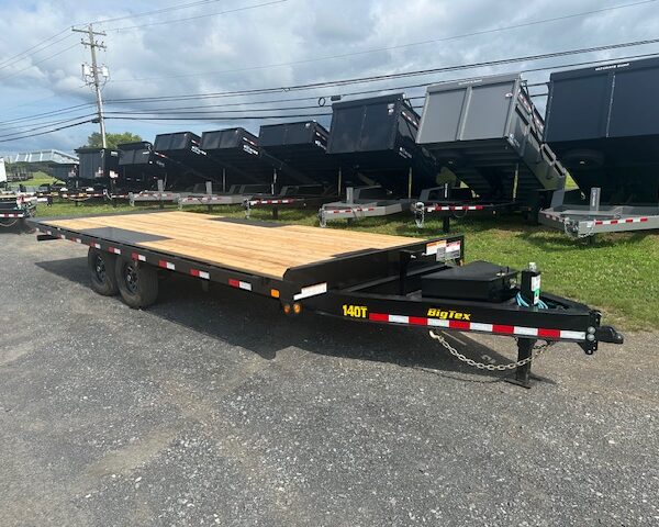 Big Tex 8 x 22 Deckover Equipment Trailer - Power Tilt