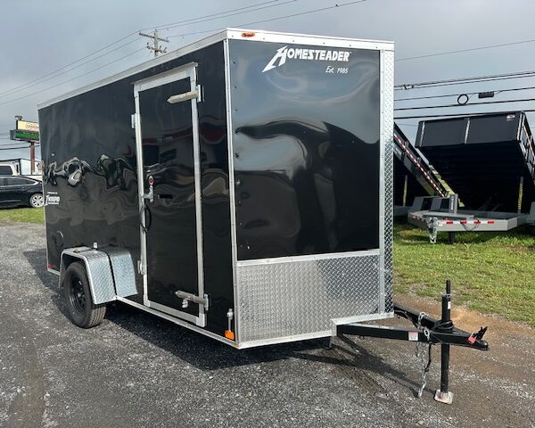 DEMO Homesteader 7 x 12 V-Nose Enclosed Cargo Trailer