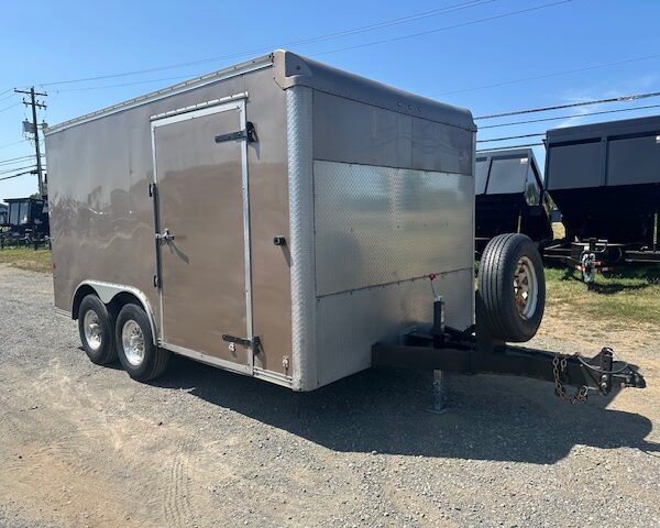 2015 Car Mate 8.5 x 14 Enclosed Car Trailer - Ramp Door