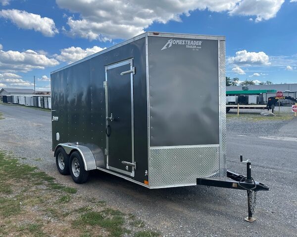 2024 Homesteader 7 x 14 V-Nose Enclosed Trailer