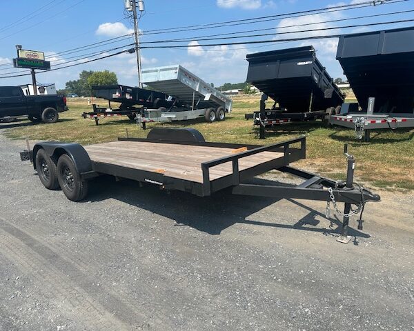 2025 Carry-On 7 x 16 Open Car Trailer - Stabilizer Jacks