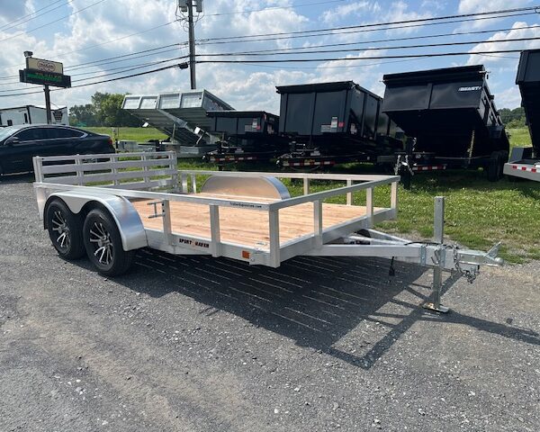 2025 Sport Haven 7×12 Aluminum Utility Trailer