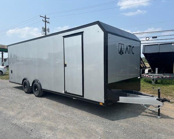 ATC 8.5 x 24 Aluminum Enclosed Car Trailer - Spread Axle