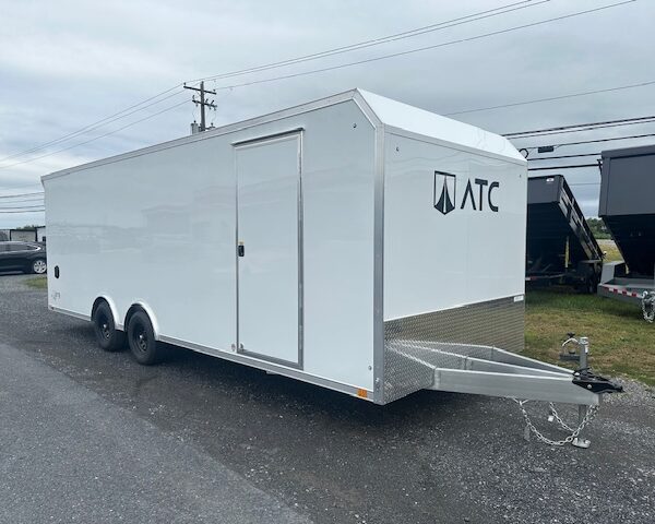 ATC 8.5 x 24 Aluminum Enclosed Car Trailer - Spread Axle