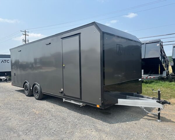 ATC 8.5 x 24 Aluminum Enclosed Car Trailer - Finished Interior