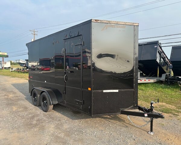 Homesteader 7 x 14 Enclosed Cargo Trailer – OHV W/ Spoiler