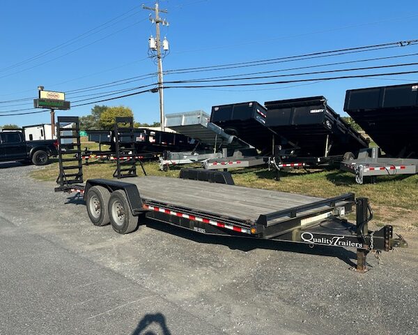 2018 Quality 7 x 20 Low Profile Equipment Trailer