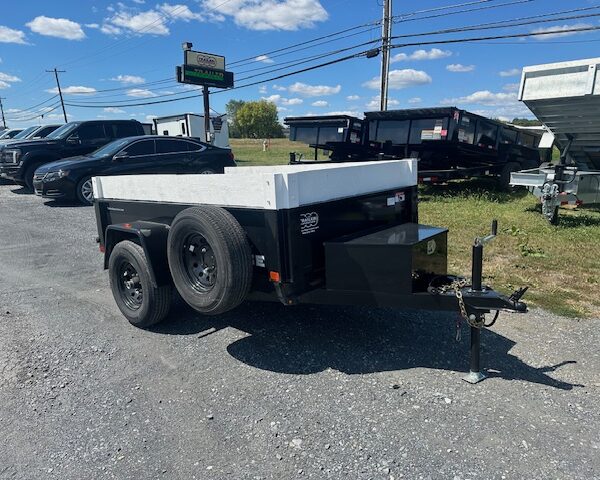 2025 BWise 5 x 8 Dump Trailer - 5K Spreader Gate