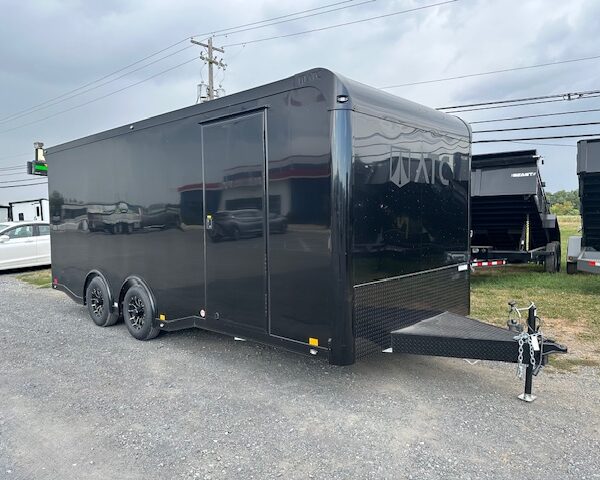 ATC 8.5 x 20 Aluminum Enclosed Car Hauler - Escape Door