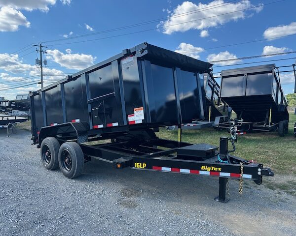 Big Tex 7 x 14 High Side Heavy Duty Dump Trailer - 8K Axles