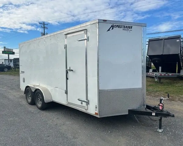 2022 Homesteader 7 x 16 V-Nose Enclosed Trailer