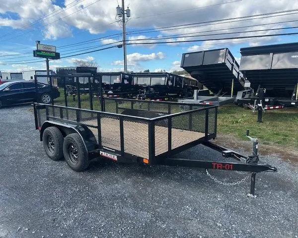2025 Premier 6.4 x 12 Landscape Utility Trailer - 24" Mesh Sides