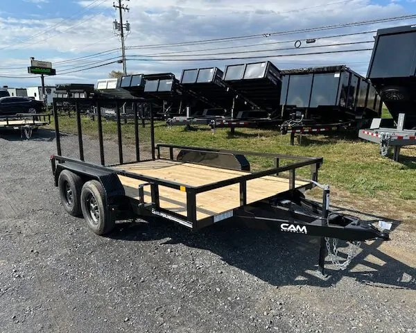 Cam Superline 7 x 12 Landscape Utility Trailer - Landscape Gate