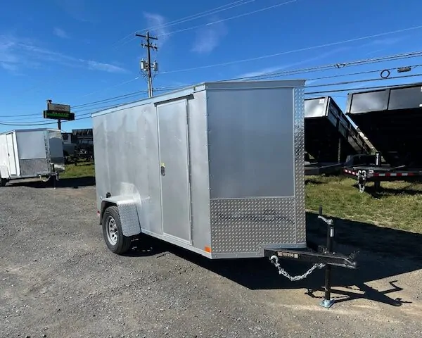 Covered Wagon 5 x 10 Enclosed Cargo Trailer - Ramp Door