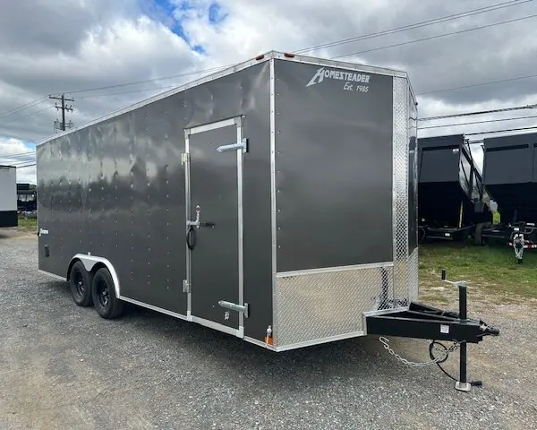 Homesteader 8.5 x 20 V-Nose Enclosed Car Hauler - Added Height