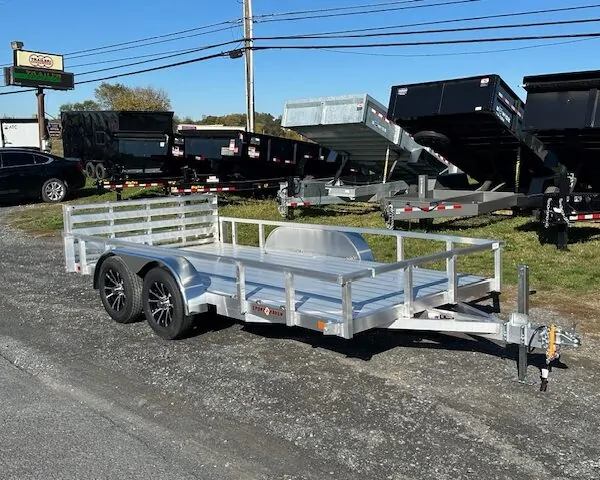 Sport Haven 7×14 Aluminum Landscape Trailer - Bi Fold Gate