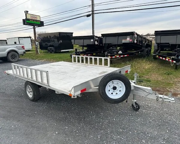 2017 Aluma 7.5 x 10' Aluminum ATV Trailer - Ramps
