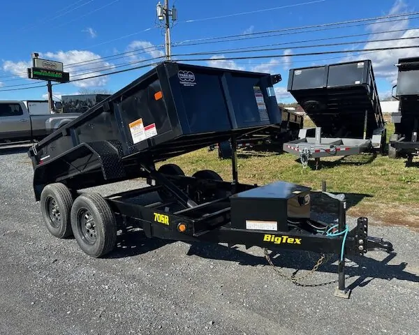 Big Tex 5 x 10 Low Profile Dump Trailer - Adjustable Coupler