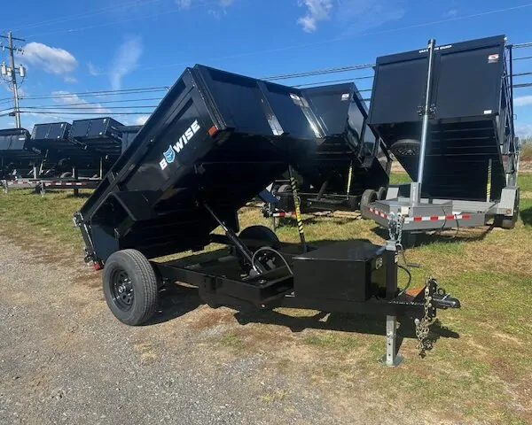 BWise 5 x 8 Dump Trailer - 5K Combo Gate