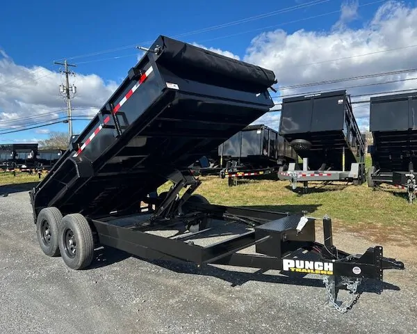 Punch 7 x 14 Dump Trailer - Combo Gate/Ramps