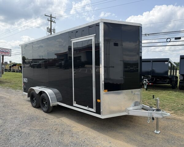 Cargo Pro 7 x 16 V-Nose Aluminum Cargo Trailer XLT Model- Spoiler
