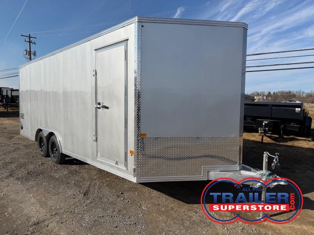 Cargo Pro 8.5 x 20 Aluminum V-Nose Enclosed XLT Car Trailer – Escape Door