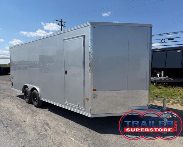 Cargo Pro 8.5 x 20 Aluminum V-Nose Enclosed XLT Car Trailer - Escape Door