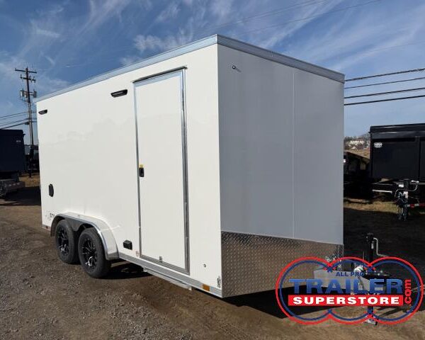 ATC 7.5 x 14 Aluminum Enclosed Cargo Trailer - Spoiler