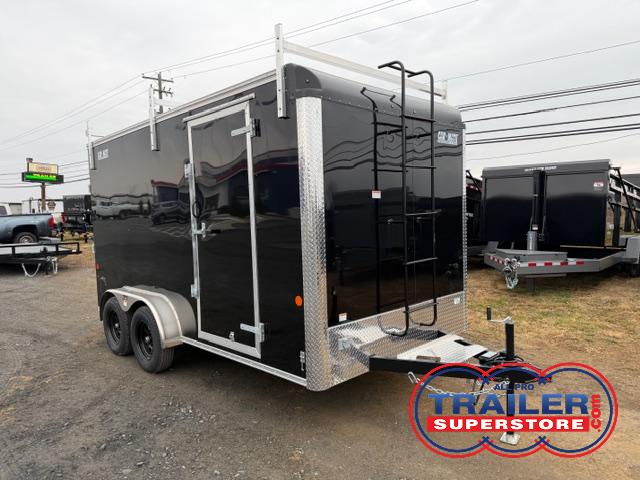 Car Mate 7 x 14 Enclosed Contractor Trailer – Ramp Door