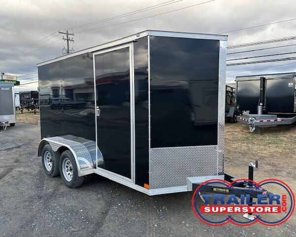 Covered Wagon 6 x 12 Dual Axle Enclosed Cargo Trailer - Ramp Door