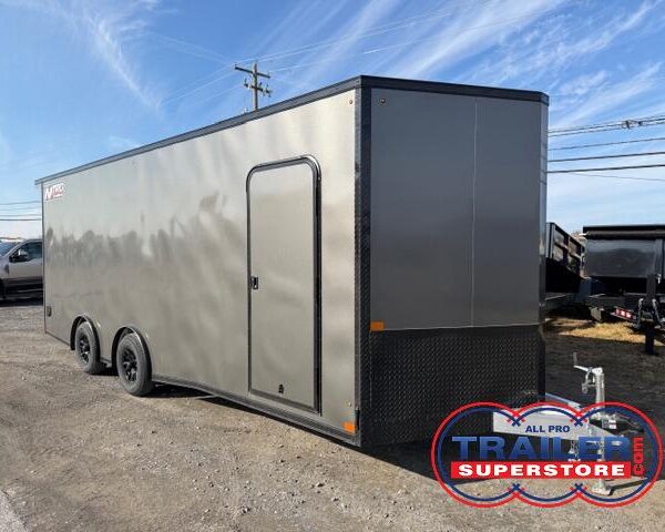 Nitro 8.5 x 22 Aluminum Enclosed Aluminum Car Trailer - V Nose