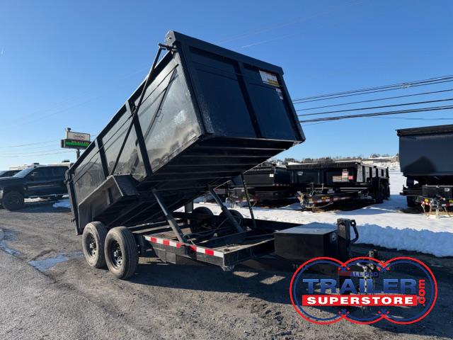 2021 BWise 7 x 14 Low Profile Dump Trailer – 44″ Solid Sides