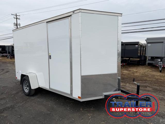 Covered Wagon 6 x 12 Enclosed Cargo Trailer – Rear Ramp Door