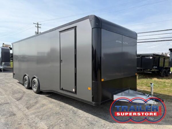 Pro R Trailer Loaded Cargo Pro Stealth Aluminum 8.5 x 24 Enclosed Car Trailer