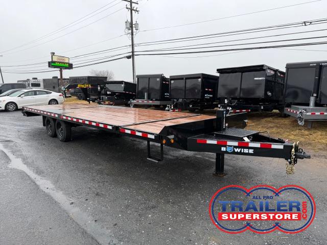 BWise 8 x 26 Deckover Equipment Trailer – Power Split-Tilt