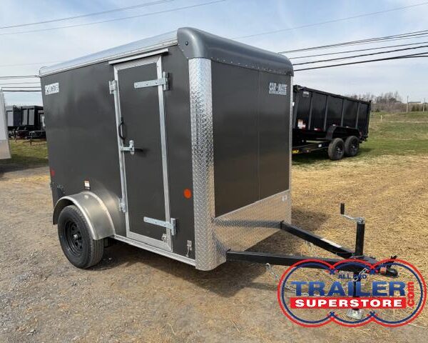 Car Mate Sportster 5 x 8 Enclosed Cargo Trailer- Side Door