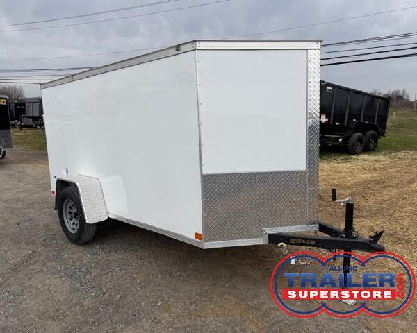 Covered Wagon 5 x 10 Enclosed Cargo Trailer - Barn Doors