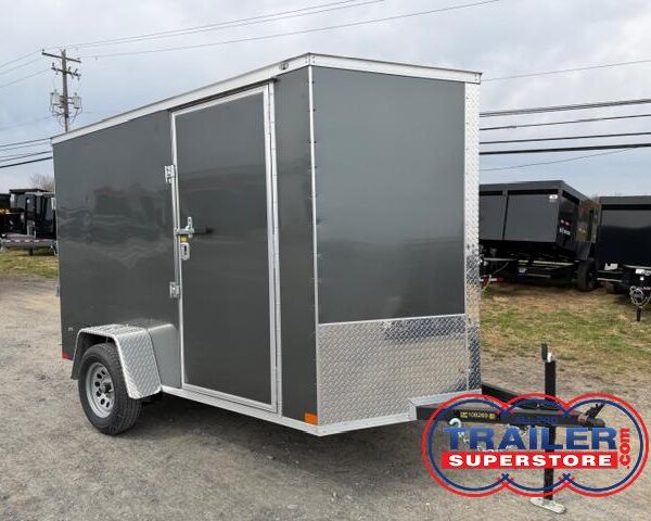 Covered Wagon 6 x 10 Enclosed Trailer - Ramp Door