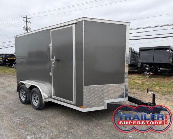 Covered Wagon 7 x 12 Enclosed Cargo Trailer