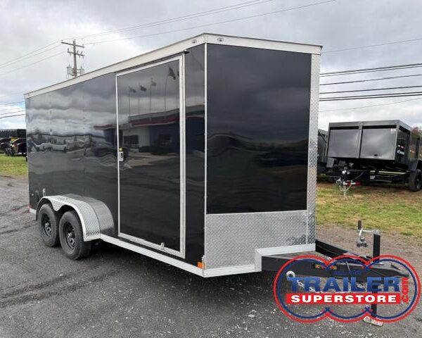Covered Wagon 7 x 16 Enclosed Cargo Trailer - 9990 GVWR