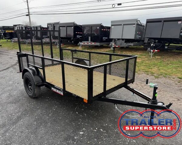 Premier 5 x 10 Landscape Utility Trailer - Mesh Sides
