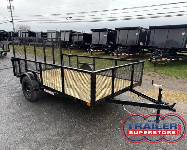 Premier 6.4 x 12 Landscape Utility Trailer - Mesh Sides