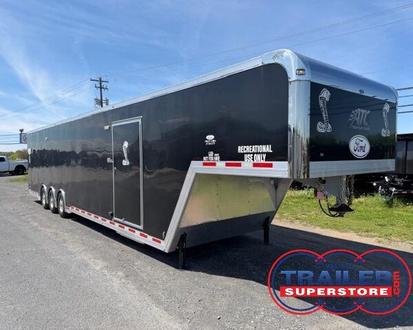 2021 ATC 8.5 x 44 Aluminum Enclosed Gooseneck Car Trailer