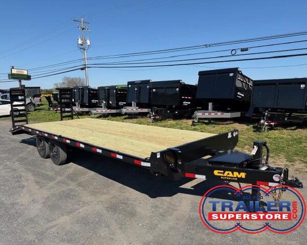 CAM Superline 8.5 x 24 Deckover Equipment Trailer - 8k Axles