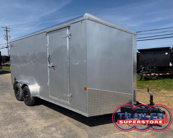 Carmate 7 x 16 V-Nose Enclosed Cargo Trailer