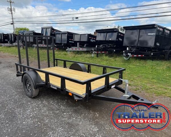 HTC 5 x 10 Landscape Utility Trailer - Rear Landscape Gate