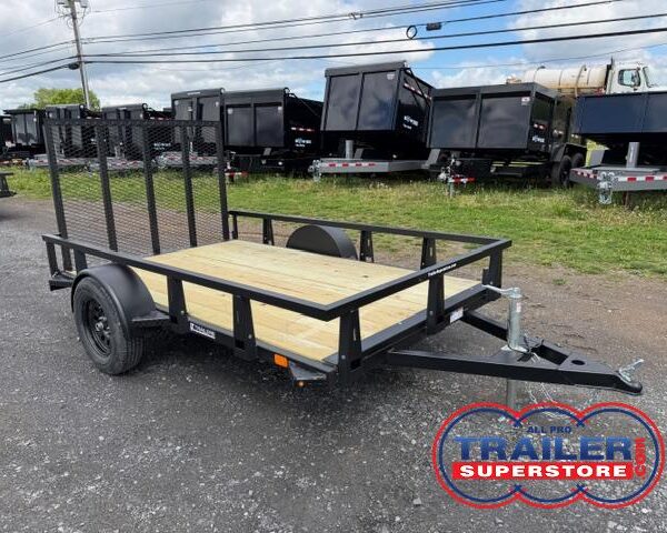 HTC 6 x 10 Landscape Utility Trailer - Rear Landscape Gate